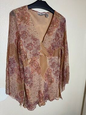 Boho style paisley top